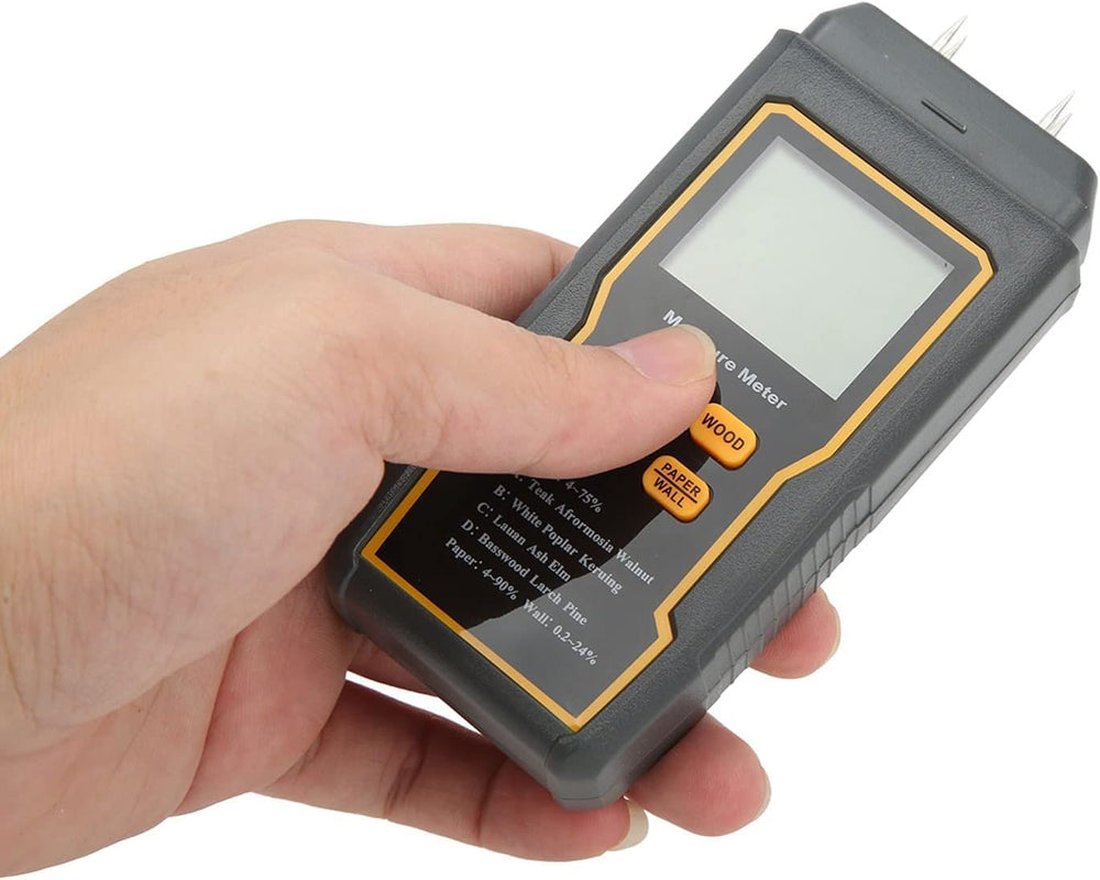 Real Instruments HY-16 Digital Wood Moisture Meter 0–99.9% Two-Pin Moisture Tester
