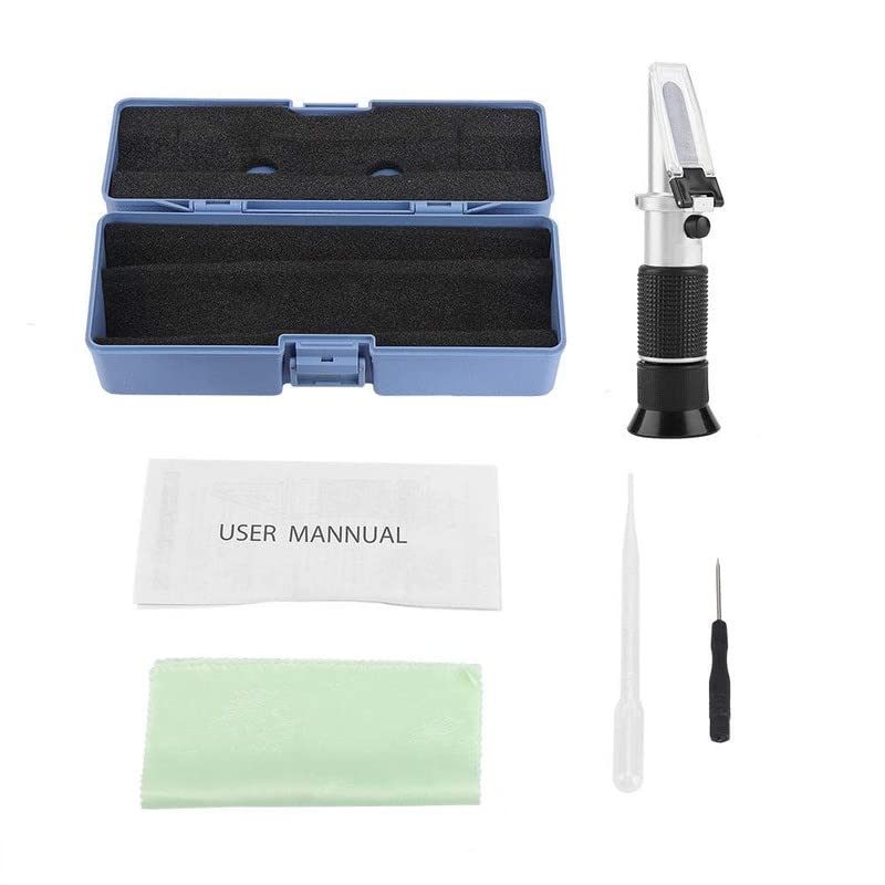 Real Instruments Manual Handheld 0-18% Brix Refractometer Coolant CNC Maple Syrup Low Concentrated Sugar Solution