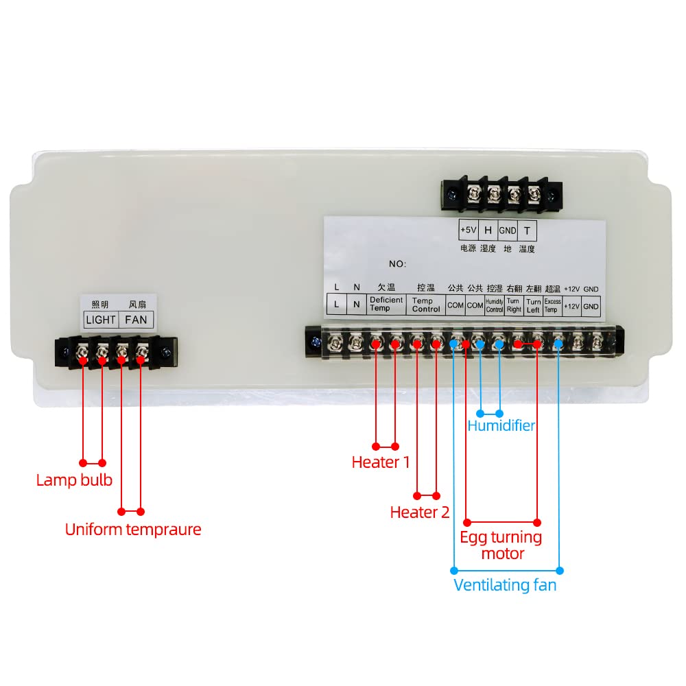 Real Instruments XM-18D Digital Incubator with Precise Temperature & Humidity Control, Automatic Egg Turning, High-Precision Sensors, LCD Display, Alarm System, Energy-Efficient Operation & Programmable Functions for Poultry, Reptile & Bird Egg Hatching