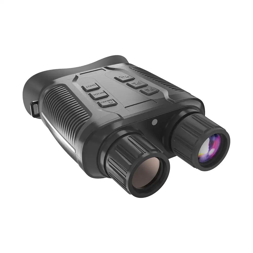 Real Instruments NV3280 Night Vision Binoculars for Hunting 4K UHD Full Color 36MP Telescope 10X Optical 8X Zoom 500M Infrared Digital, Black