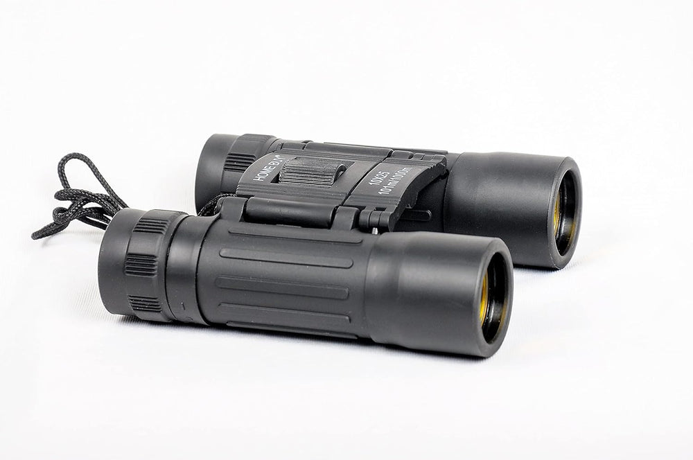 Real Instruments Compact 10x25 Mini Binoculars HD Vision Binoculars with Powerful Lens 101 to 1000m Vision Telescope For Outdoor, Travel Stargazing Concerts Sports Portable Long Distance Telescope for Kids Binocular, BN-10x25