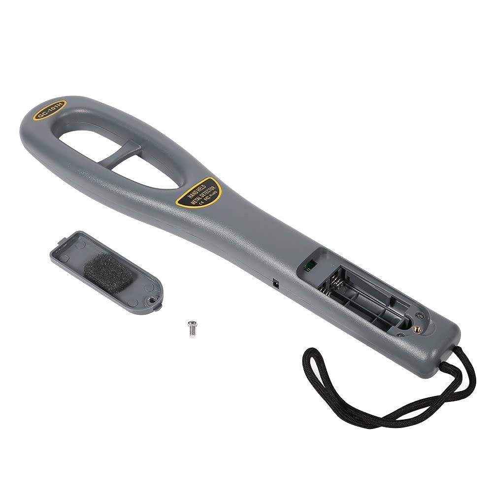 Real Instruments Hand Held Metal Detector GC-101H High Sensitivity Handheld Metal Detector with LED Indication and Variable Audio for Security Check Malls, Airports, Hotels, Railway Stations, Banks