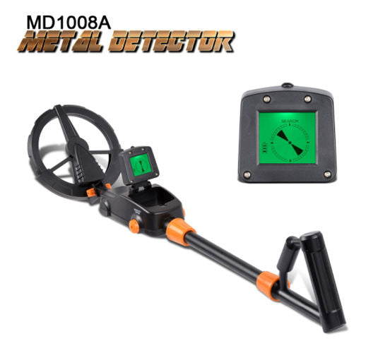 Real Instruments Metal Detector MD-1008A Pinpointer Advanced Kid's Gold Finder Treasure Hunter Pro 5-10 cm underground depth finder, gold detector, treasure hunter, pinpointer detection, waterproof Measuring Tool