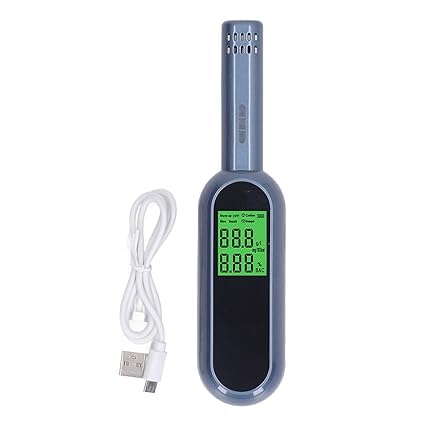 Real Instruments Digital Professional Alcohol Tester Breathalyzer Audible Alert Portable With LCD Display And Easily Rechargeable