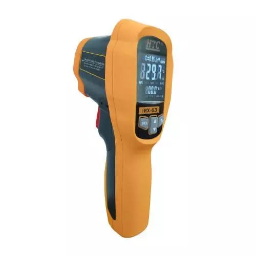 HTC MTX-4 High-Precision Infrared Thermometer with Dual-Laser Targeting, Wide Temperature Range, Non-Contact Digital Temperature Measurement, Adjustable Emissivity, Fast Response Time, Backlit LCD Display & Long-Distance Spot Ratio, MTX-4