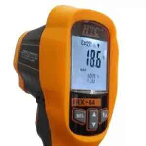 HTC IRX-65 Infrared Thermometer with Dual-Laser Targeting, Non-Contact Digital Measurement, Adjustable Emissivity, Ultra-Fast Response Time, High Distance-to-Spot Ratio, Backlit LCD Display & Precision Temperature Monitoring, IRX-65
