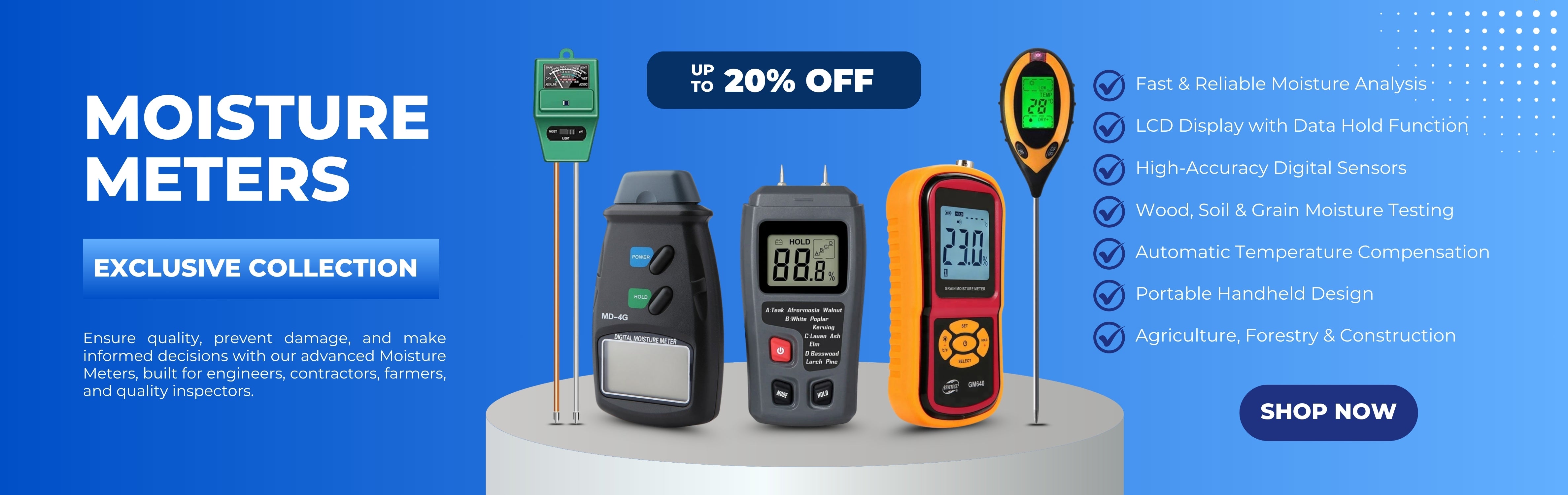 Moisture Meters Banner