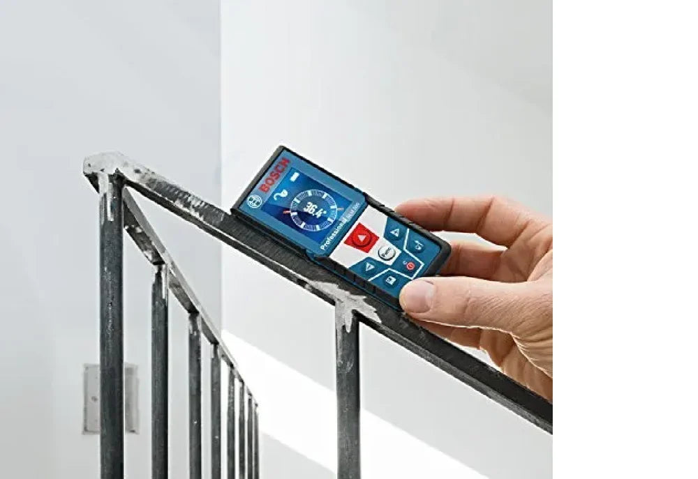 Bosch GLM 500 Professional Laser Distance Meter with 50m Range, High-Precision ±1.5mm Accuracy, 360° Tilt Sensor, Color Backlit Display, Multiple Measurement Modes & IP54 Dust & Splash Protection for Construction & Industrial Use, GLM500