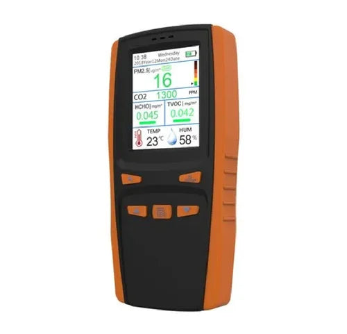Real Instruments Ozone Meter Detector Air Quality Monitor Portable Ozone Analyzer Formaldehyde Detector Air Detector Intelligent Sensor Ozone Meter O3 Ozone Meter Air Pollution Detector, AQM-09
