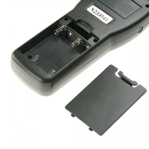 Real Instruments Grain Moisture Meter MC-7806 with 0-50% Moisture Range, -10°C to 65°C Temperature Measurement, Stainless Steel Probe, LCD Display, Automatic Calibration, Data Hold Function, and Durable Portable Design for Agriculture and Quality Control