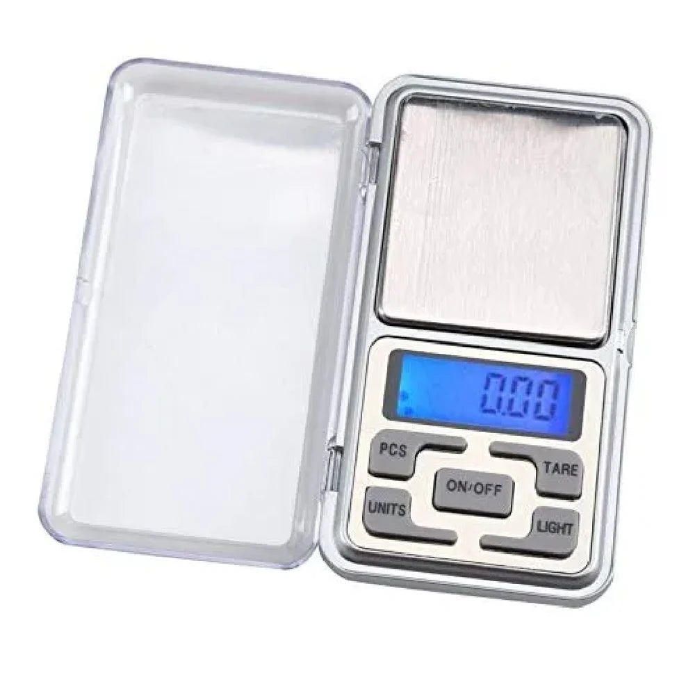 Real Instruments Digital Pocket Scale, 200g Capacity High Precision Balance of 0.01g, Mini Electronic Grams Reloading Weight, Food, Jewelry Gem, Kitchen, Micro Jewellery Weighing Gold Electronic Machine - MH-200