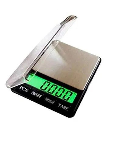 Real Instruments Jewellery Weighing Scale-600GmX10Mg (0.01G) Digital Weight Measuring Machine For Gold&Silver. Pocket Notebook Scale For Homes,Kitchens,Labs&Professional Uses. Pan Size (9CmX12Cm), MH-999