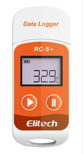 Real Instruments Elitech RC-5+ PDF USB Temperature Data Logger Reusable Recorder 32000 Points High Accuracy