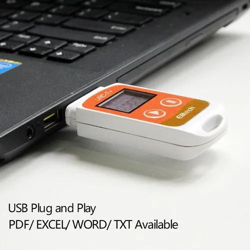 Real Instruments Elitech RC-5+ PDF USB Temperature Data Logger Reusable Recorder 32000 Points High Accuracy
