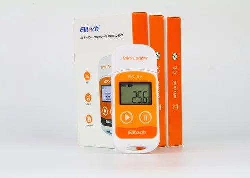 Real Instruments Elitech RC-5+ PDF USB Temperature Data Logger Reusable Recorder 32000 Points High Accuracy