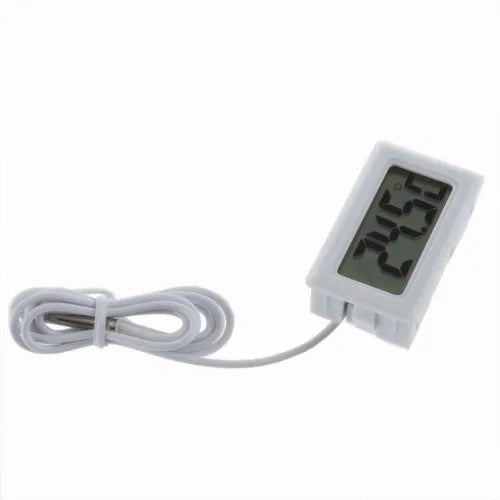 Real Instruments TPM-10 Digital Freezer Thermometer with Wide Temperature Range, High Accuracy, Waterproof Probe, and Compact LCD Display for Monitoring Freezer, Refrigerator, and Aquarium Temperatures