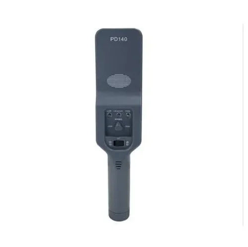 Real Instruments Metal Detector PD140 Handheld High-Sensitivity Security Scanner with Adjustable Detection Depth, 50 kHz Operating Frequency, Audio, Visual & Vibration Alerts Replaceable 9V Battery for Security, Industrial & Exploration Applications