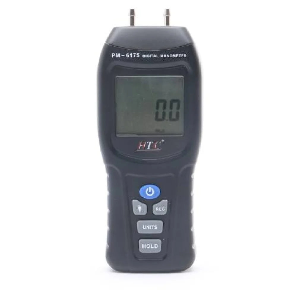 Real Instruments HTC PM-6175 Digital Manometer 75 PSI with Wide-Range Pressure Measurement, Multiple Units, and High Accuracy for Industrial, HVAC, and Scientific Applications