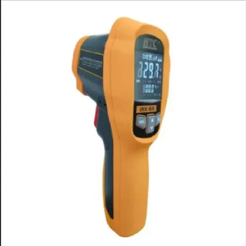 HTC IRX-65 Infrared Thermometer with Dual-Laser Targeting, Non-Contact Digital Measurement, Adjustable Emissivity, Ultra-Fast Response Time, High Distance-to-Spot Ratio, Backlit LCD Display & Precision Temperature Monitoring, IRX-65