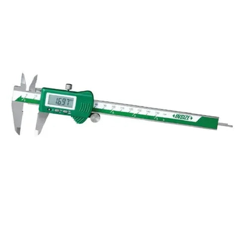 High-Precision Insize 0-200 mm Digital Vernier Caliper 1112-200 with Large LCD Display, Metric and Inch Conversion, Stainless Steel Body, Zero Reset Function and Accurate Measurement Capability for Industrial Applications, VC-15