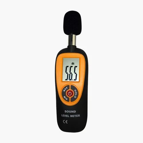 Real Instruments HT-90A Digital Sound Level Meter 30 dB to 130 dB Range, A-Weighting & C-Weighting, Fast/Slow Response Modes, LCD Display with Backlight, Data Hold Function, Auto Power Off for Industrial, Environmental & Construction Noise Monitoring