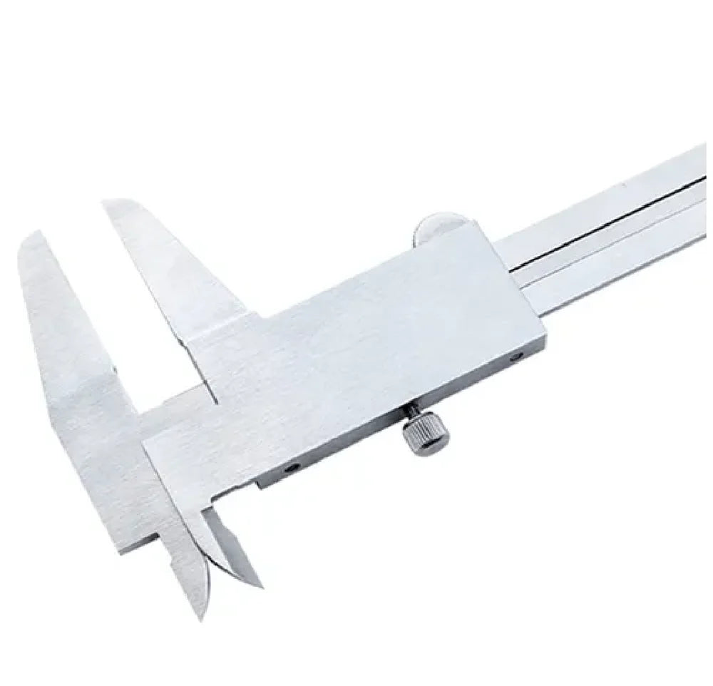 Mitutoyo Vernier Caliper 530-119 12 Inch (0-300mm) Stainless Steel Vernier Caliper with Metric & Imperial Scales for Accurate Internal, External, Depth & Step Measurements, Featuring Laser-Engraved Graduations, Screw Lock Mechanism, VC-14