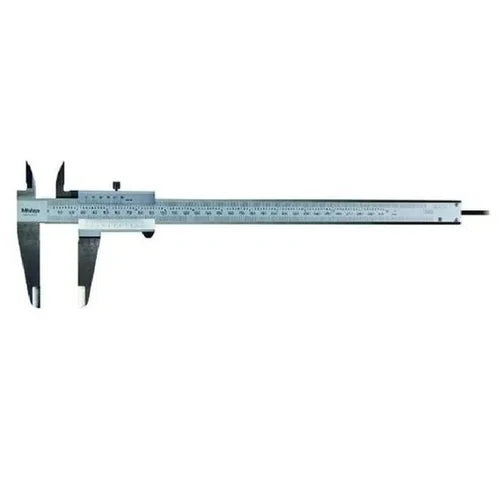 Mitutoyo Vernier Caliper 530-119 12 Inch (0-300mm) Stainless Steel Vernier Caliper with Metric & Imperial Scales for Accurate Internal, External, Depth & Step Measurements, Featuring Laser-Engraved Graduations, Screw Lock Mechanism, VC-14