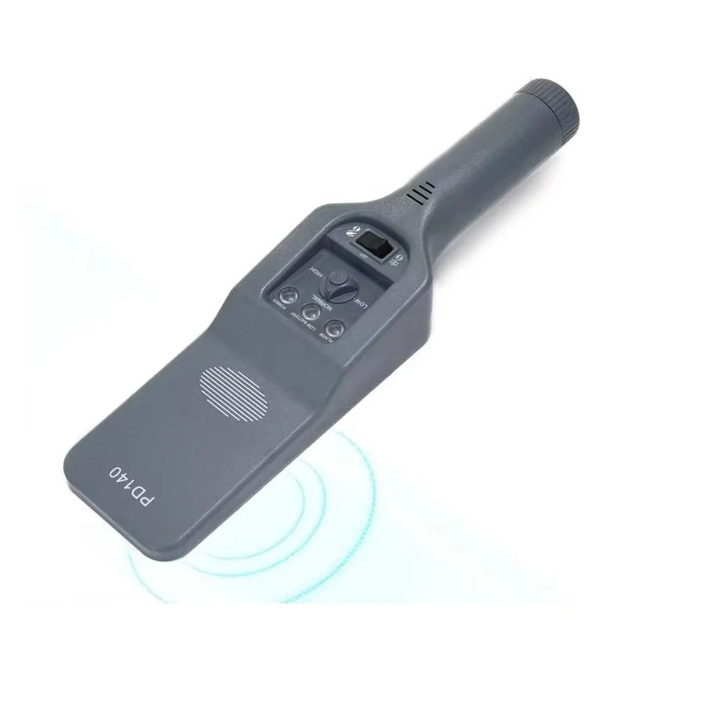 Real Instruments Metal Detector PD140VR Handheld Security Scanner with High Sensitivity, Adjustable Detection Depth, Multi-Alert Modes & LED Indicators Water-Resistant ABS Plastic Housing for Professional Security & Industrial Applications