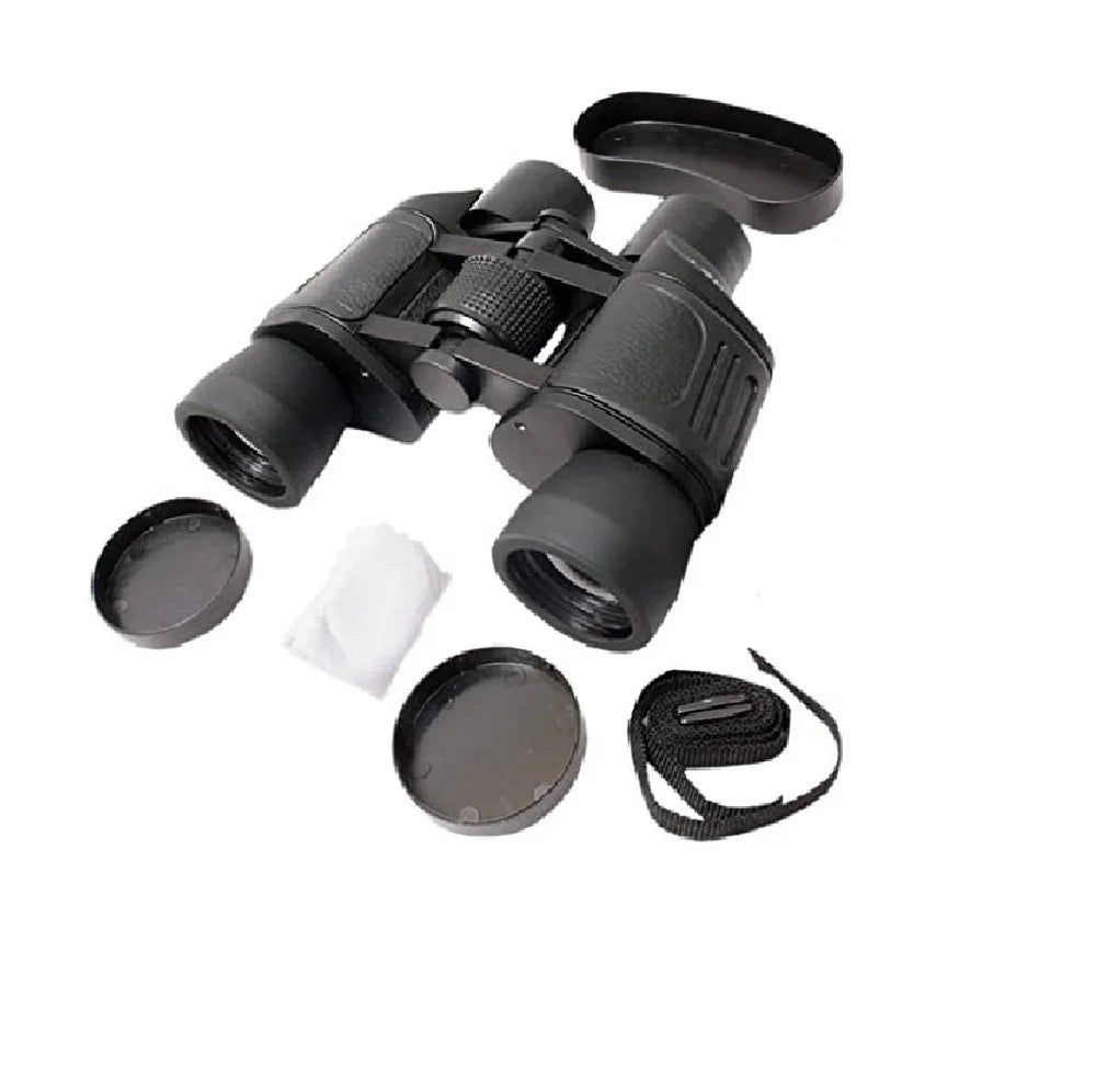 Real Instruments High-Powered 8x40 Wide-Angle Binoculars with Multi-Coated Optics, Large 40mm Objective Lenses, Durable Rubber Armor Coating, Water-Resistant Design, Central Focusing System, Right Eyepiece Diopter Adjustment For Bird Watching, Wildlife
