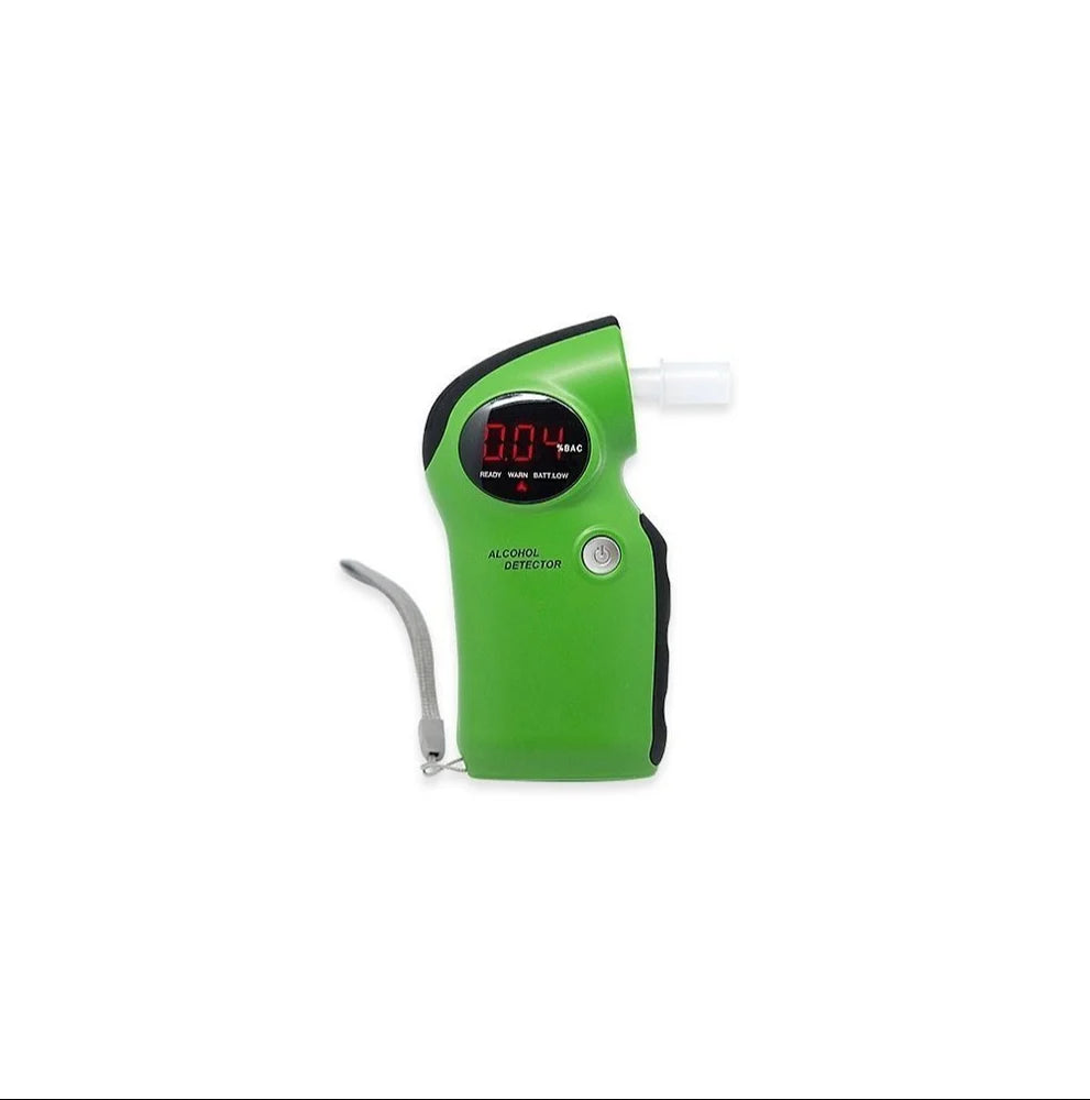 Real Instruments Professional-Grade Digital Breathalyzer AL6000 with Advanced Semiconductor Sensor, Replaceable Sensor Module, Dual Testing Modes, and LCD Display for Accurate Blood Alcohol Concentration (BAC) Measurement, AT-33