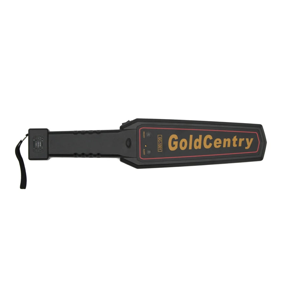 Real Instruments Metal Detector GC-1001 with Adjustable Sensitivity High-Frequency Operation 6-Inch Maximum Detection Depth, Audio & Visual Alerts, Lightweight Compact Design, Durable ABS Plastic for Security Inspections, Treasure Hunting & Industrial Use