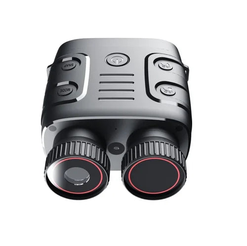 Real Instruments Night Vision Goggles R18 Digital Binoculars 2.4'' 1080p Photo & Video Infrared Night-Visions Device 5X Day Night Use Photo Video Taking Digital Zoom for Hunting