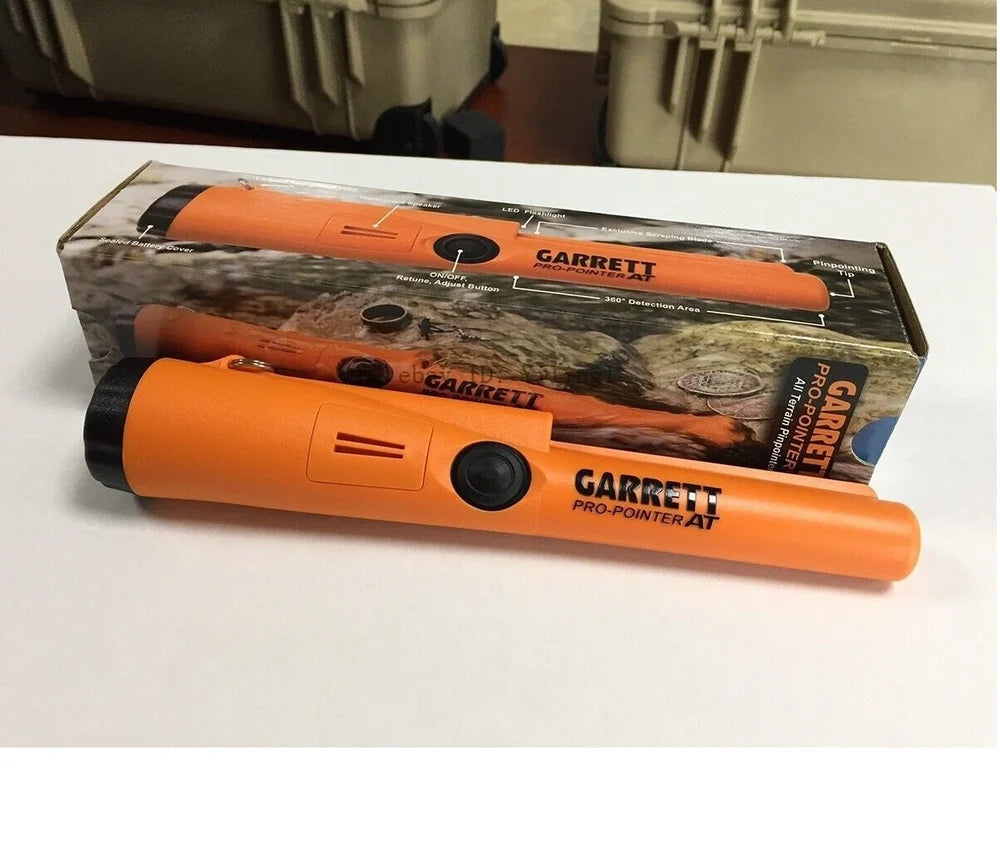 Garrett Metal Detector 1140900 Pro-Pointer with Adjustable Sensitivity, 6.5 kHz Frequency, 10-Inch Maximum Detection Depth, Waterproof, Audio & Visual Indicators, Ergonomic Handle, Lightweight for Treasure Hunting, Security & Outdoor Use