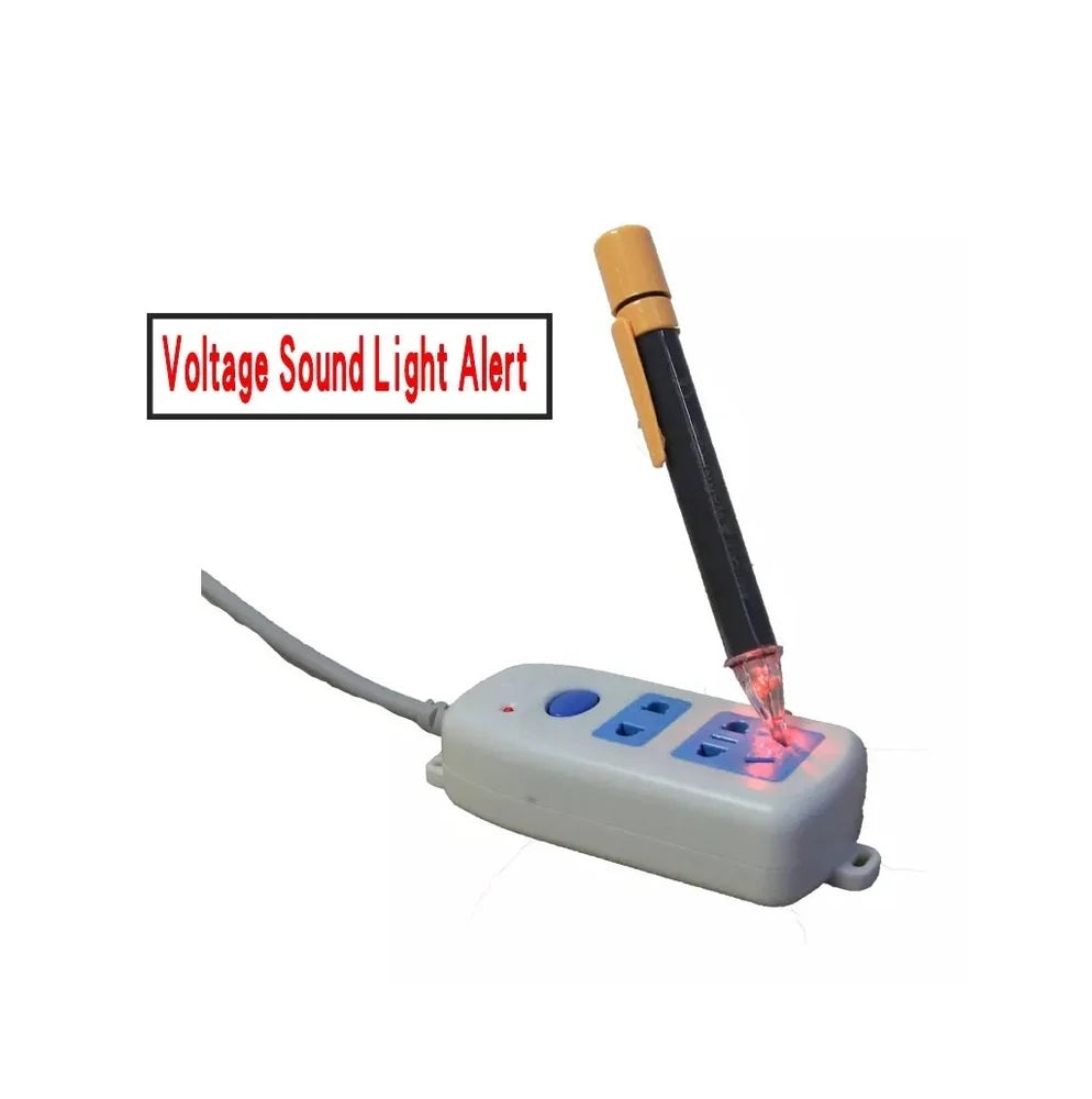 Real Instrument Voltage Tester CD-2 Multi-Function Electrical Tester with AC/DC Voltage Measurement, Continuity Test, LED Indicators, Compact Design, and Durable Build for Professional and Home Electrical Applications